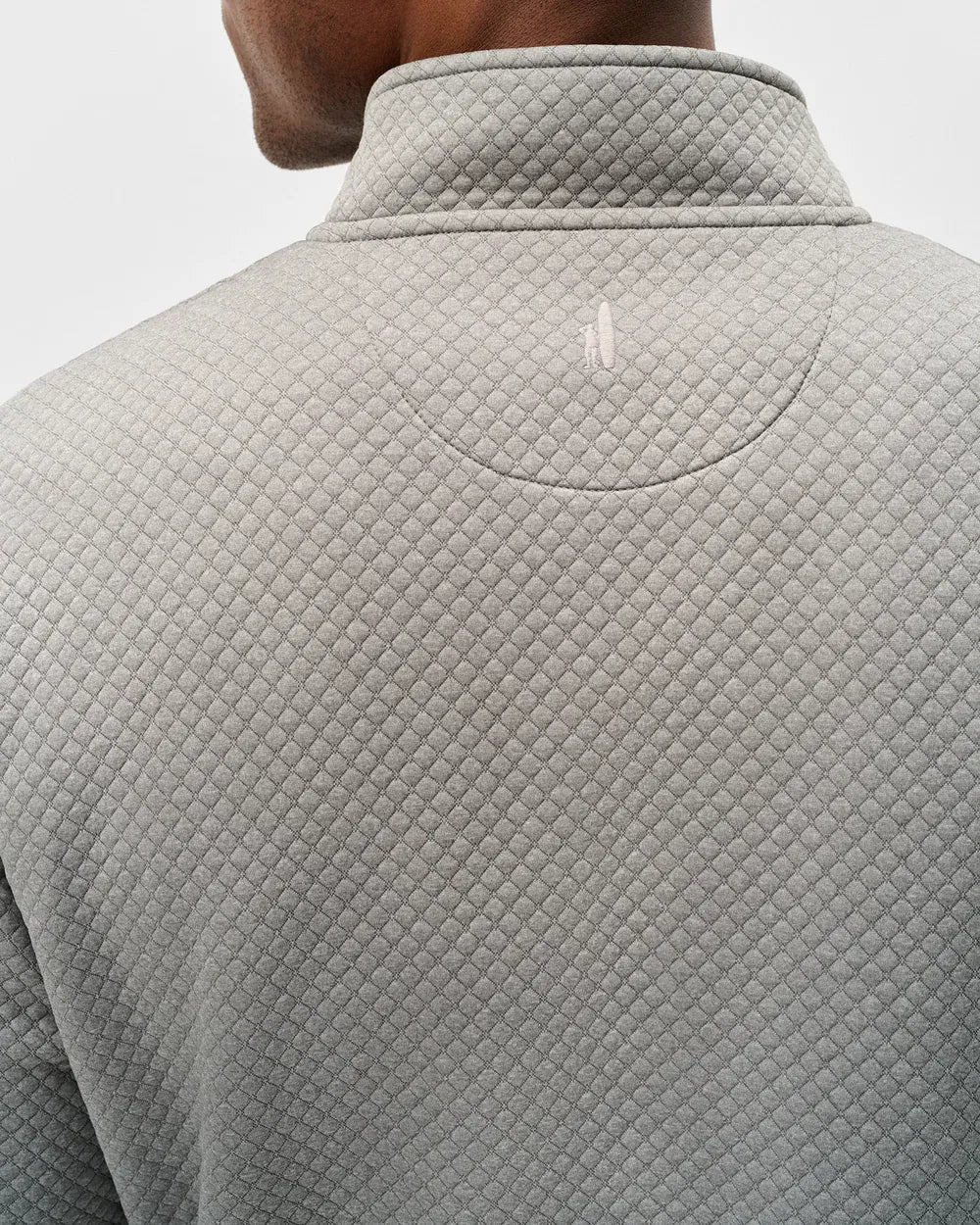 Johnnie-O 1/4 Zip Rockwells Diamond-Quilted Henley Pullover