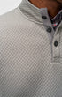 Johnnie-O 1/4 Zip Rockwells Diamond-Quilted Henley Pullover