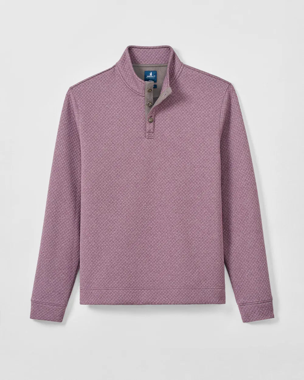Johnnie-O 1/4 Zip Rockwells Diamond-Quilted Henley Pullover