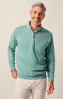 Johnnie-O 1/4 Zip Sully 1/4 Zip Pullover in Fountain