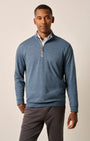 Johnnie-O 1/4 Zip Sully 1/4 Zip Pullover in Helios Blue
