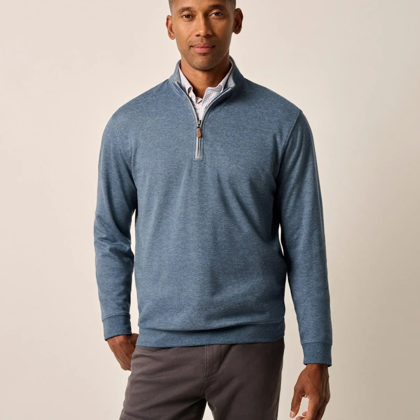 Johnnie-O 1/4 Zip Sully 1/4 Zip Pullover in Helios Blue