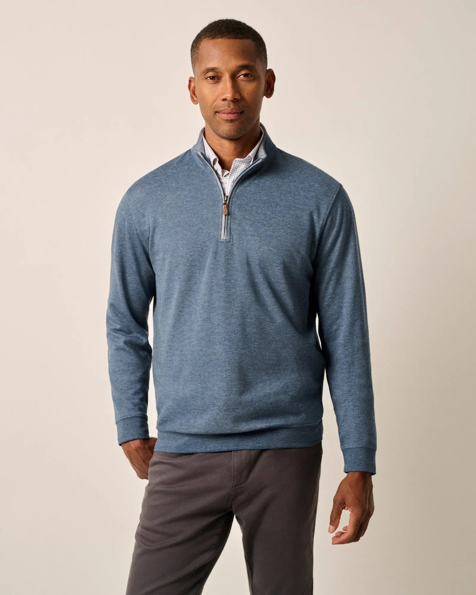 Johnnie-O 1/4 Zip Sully 1/4 Zip Pullover in Helios Blue
