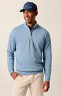 Johnnie-O 1/4 Zip Sully 1/4 Zip Pullover in Laguna Blue
