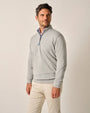 Johnnie-O 1/4 Zip Sully 1/4 Zip Pullover in Light Gray