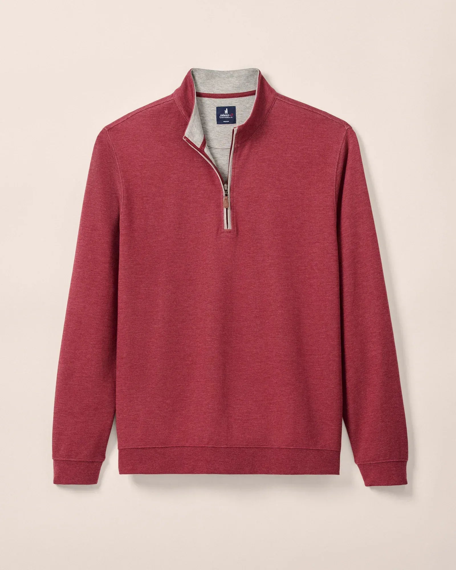 Johnnie-O 1/4 Zip Sully 1/4 Zip Pullover in Port