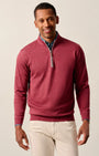 Johnnie-O 1/4 Zip Sully 1/4 Zip Pullover in Port