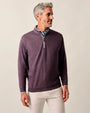 Johnnie-O 1/4 Zip Sully 1/4 Zip Pullover in Royal Plum