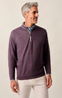 Johnnie-O 1/4 Zip Sully 1/4 Zip Pullover in Royal Plum