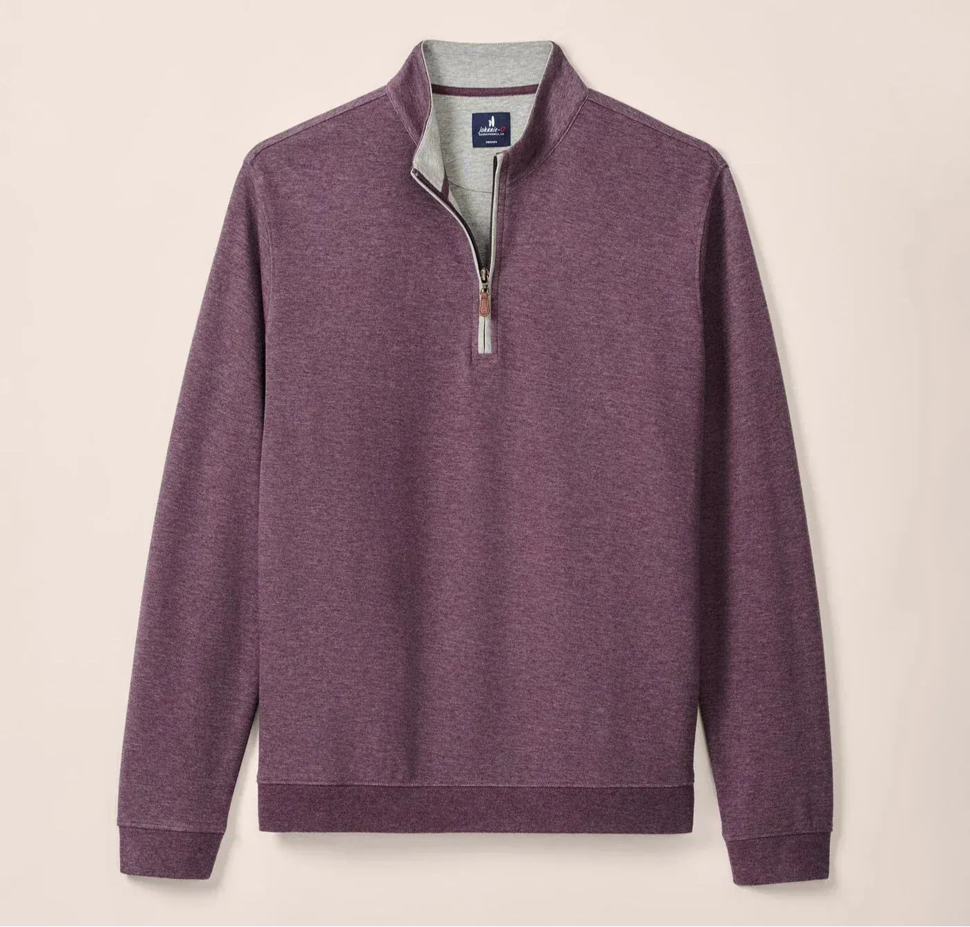 Johnnie-O 1/4 Zip Sully 1/4 Zip Pullover in Royal Plum