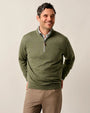 Johnnie-O 1/4 Zip Sully 1/4 Zip Pullover in Sequoia