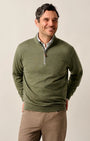 Johnnie-O 1/4 Zip Sully 1/4 Zip Pullover in Sequoia