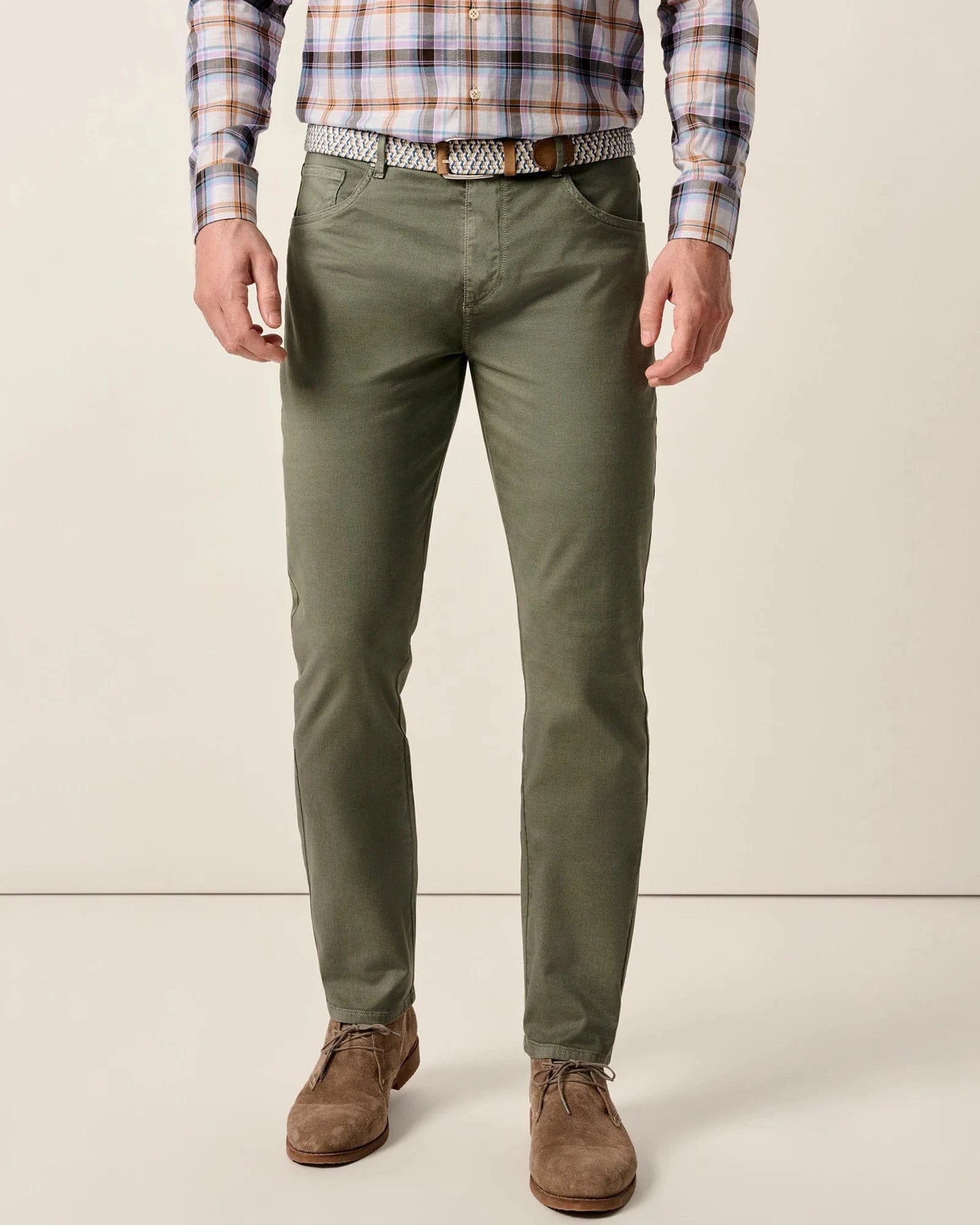 Johnnie-O 5-Pockets AGVG / 36X32 Carmel Sateen 5-Pocket Pants