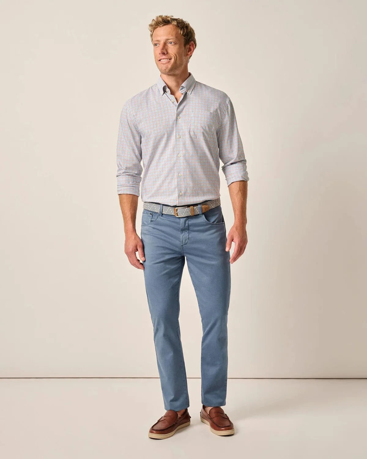 Johnnie-O 5-Pockets BLHZ / 32X32 Carmel Sateen 5-Pocket Pants