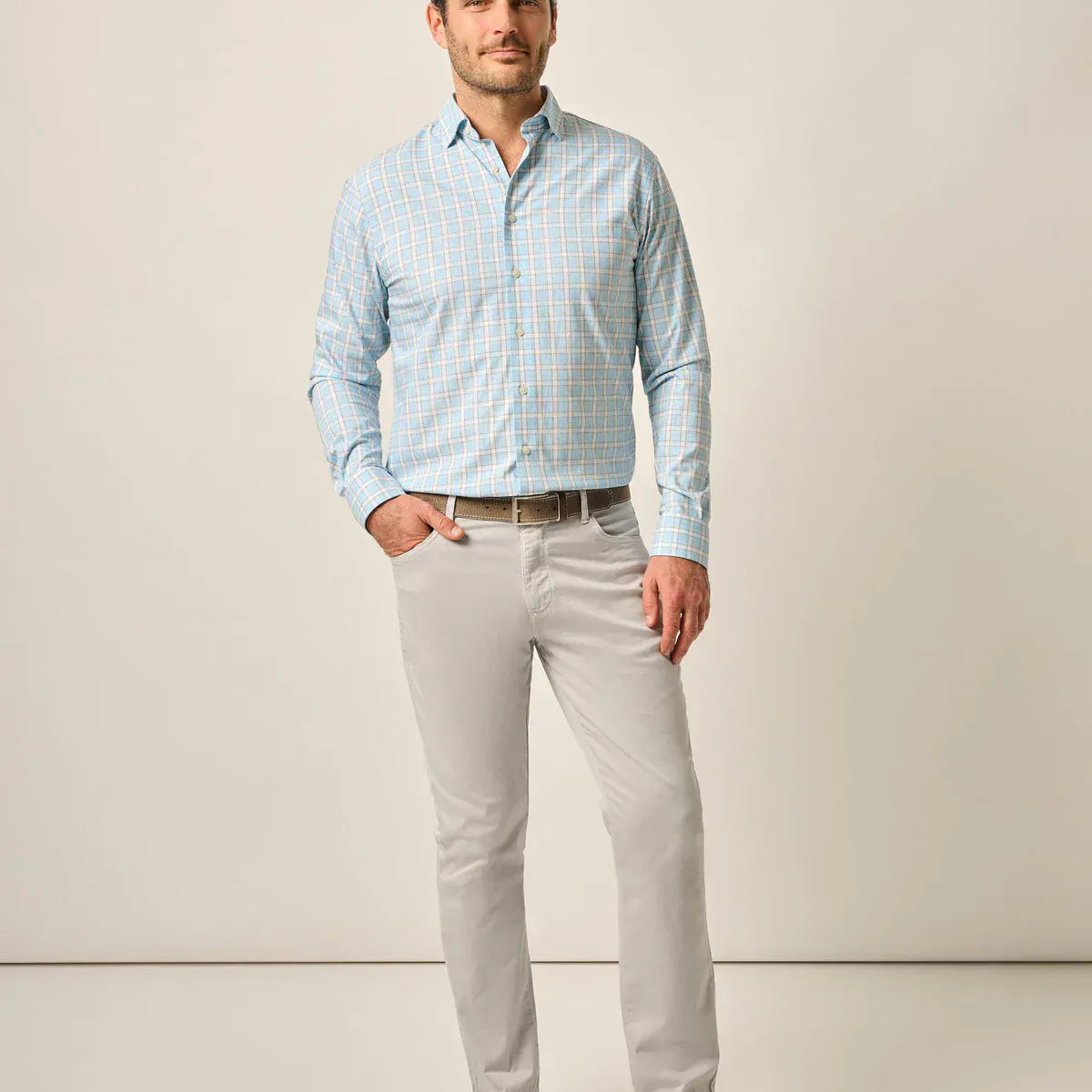 Johnnie-O 5-Pockets Carmel Sateen 5-Pocket Pant