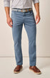 Johnnie-O 5-Pockets Carmel Sateen 5-Pocket Pant in Blue Horizon