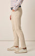 Johnnie-O 5-Pockets Carmel Sateen 5-Pocket Pant in Stone