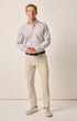 Johnnie-O 5-Pockets Carmel Sateen 5-Pocket Pant in Stone