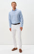 Johnnie-O 5-Pockets Carmel Sateen 5-Pocket Pant in White