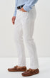 Johnnie-O 5-Pockets Carmel Sateen 5-Pocket Pant in White