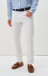 Johnnie-O 5-Pockets Carmel Sateen 5-Pocket Pant in White