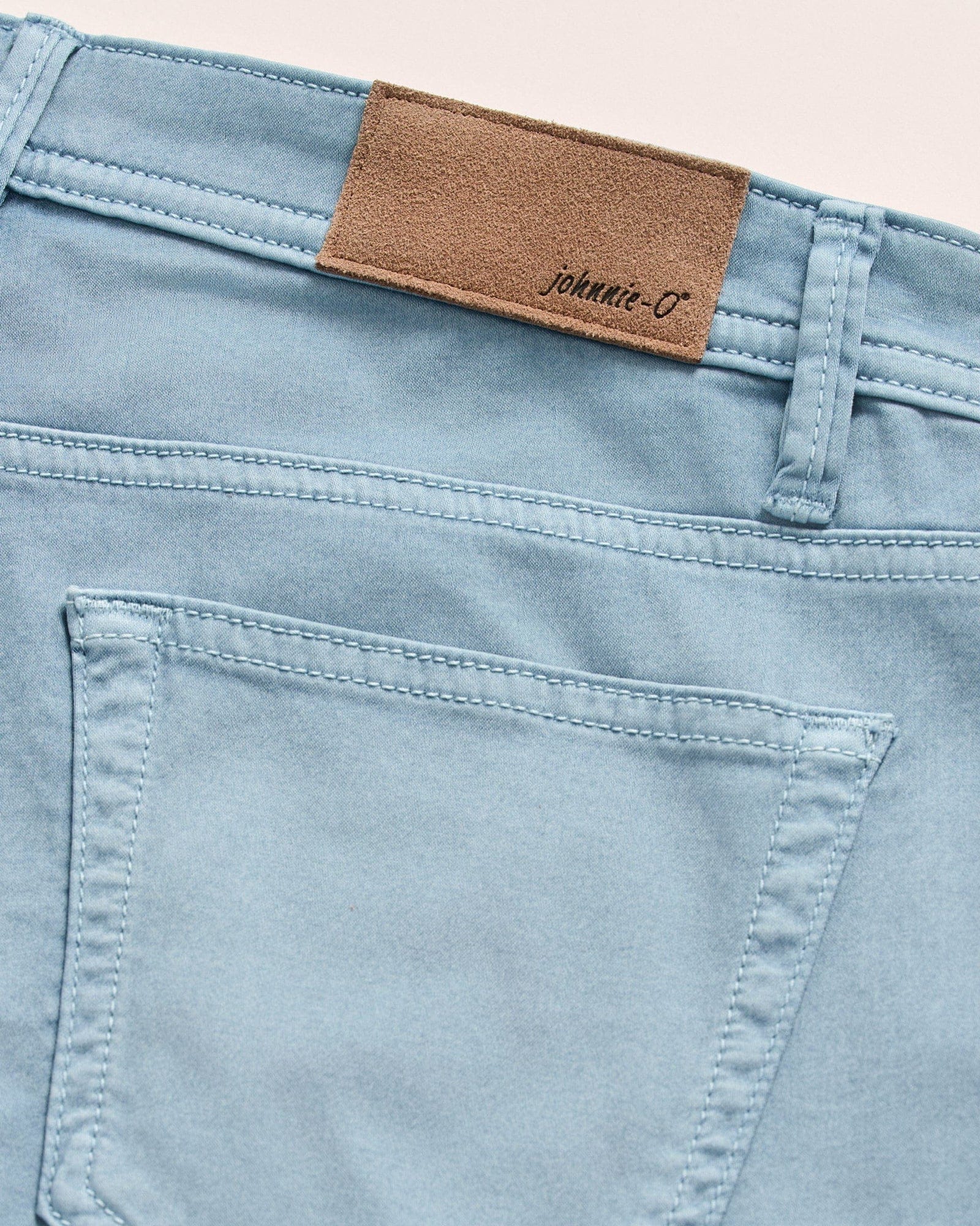 Johnnie-O 5-Pockets Carmel Sateen 5-Pocket Pant in Windward Blue