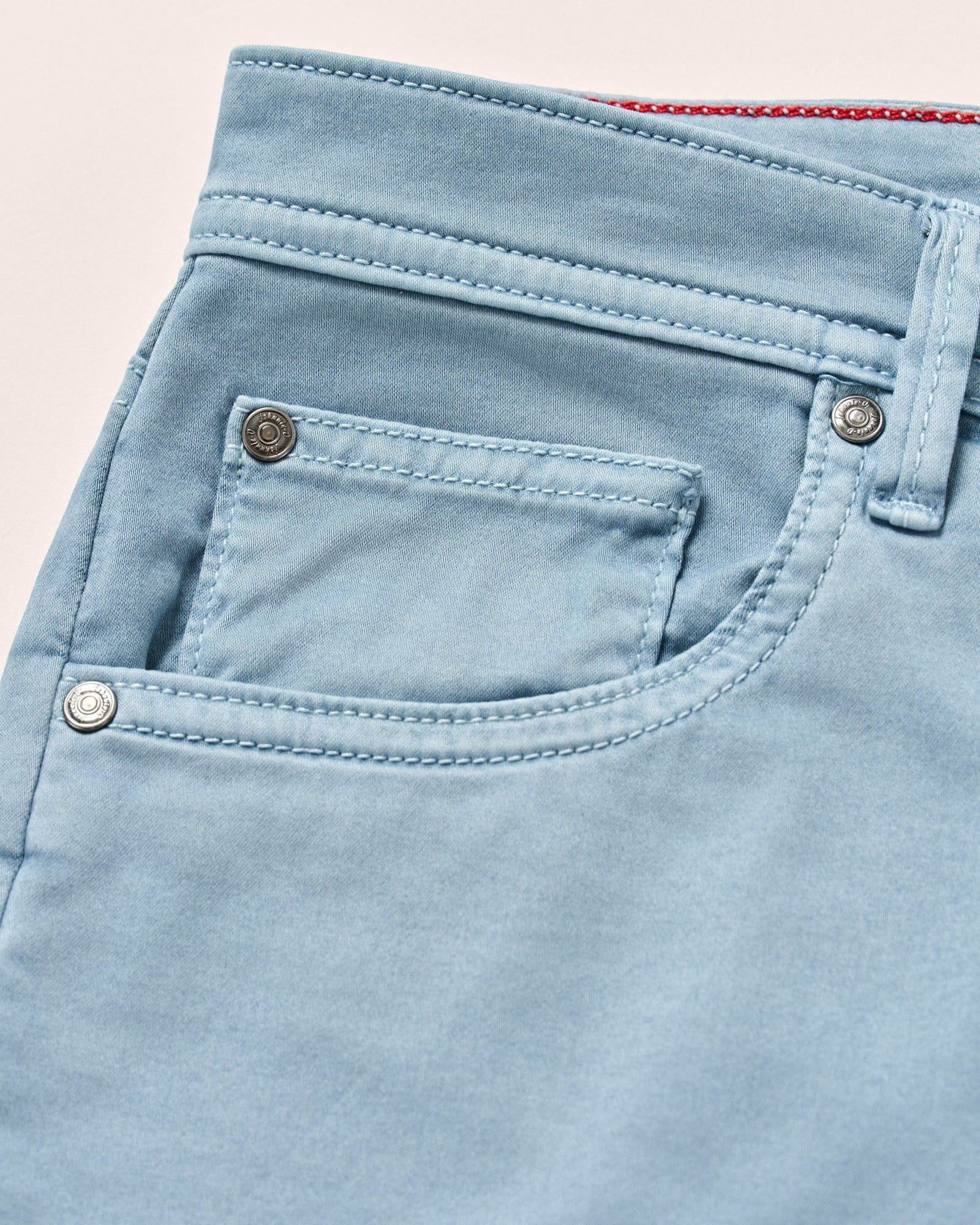 Johnnie-O 5-Pockets Carmel Sateen 5-Pocket Pant in Windward Blue