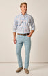 Johnnie-O 5-Pockets Carmel Sateen 5-Pocket Pant in Windward Blue
