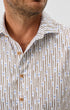 Johnnie-O Camp Shirt Cotton Blend Short Sleeve Button Down Shirt