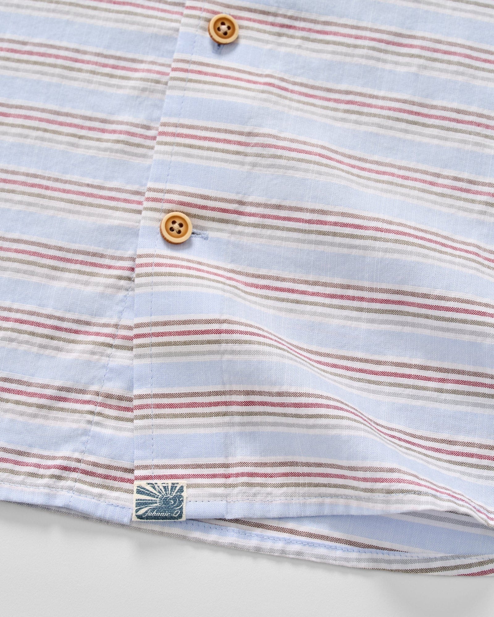 Johnnie-O Camp Shirt Leander Cotton Blend Button Down Shirt