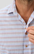 Johnnie-O Camp Shirt Leander Cotton Blend Button Down Shirt