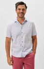 Johnnie-O Camp Shirt Leander Cotton Blend Button Down Shirt
