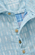 Johnnie-O Camp Shirt Short Sleeve Button Down Surf Shirt in Maliblu