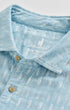Johnnie-O Camp Shirt Short Sleeve Button Down Surf Shirt in Maliblu