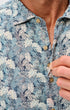 Johnnie-O Camp Shirt Short Sleeve Button Down Surf Shirt in Wake