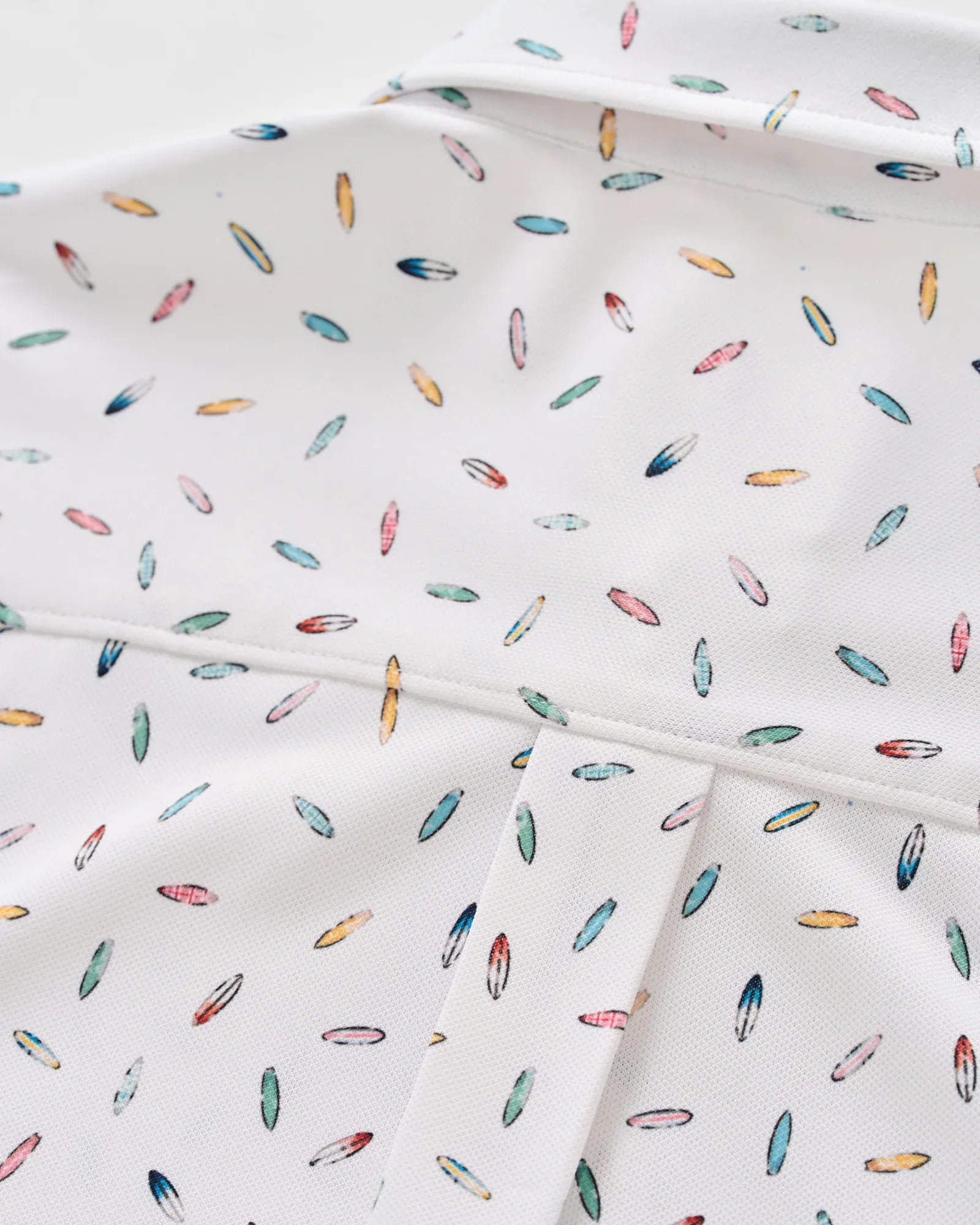Johnnie-O Camp Shirt Shortboard Print Short Sleeve Button Down Shirt