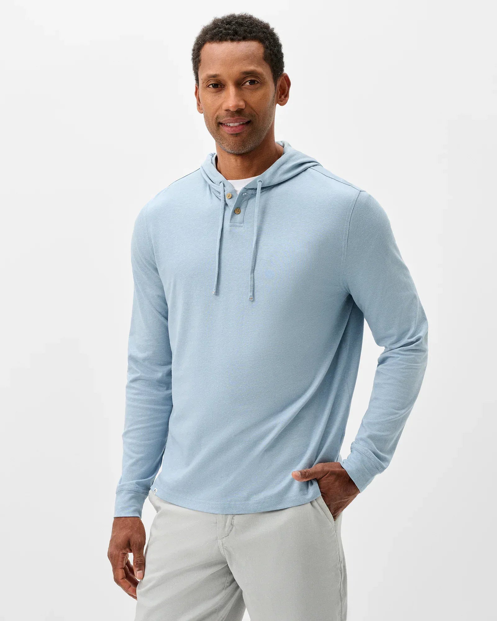 Johnnie-O Crew Necks & Hoodies Jase Hangin Out Hoodie in Maliblu