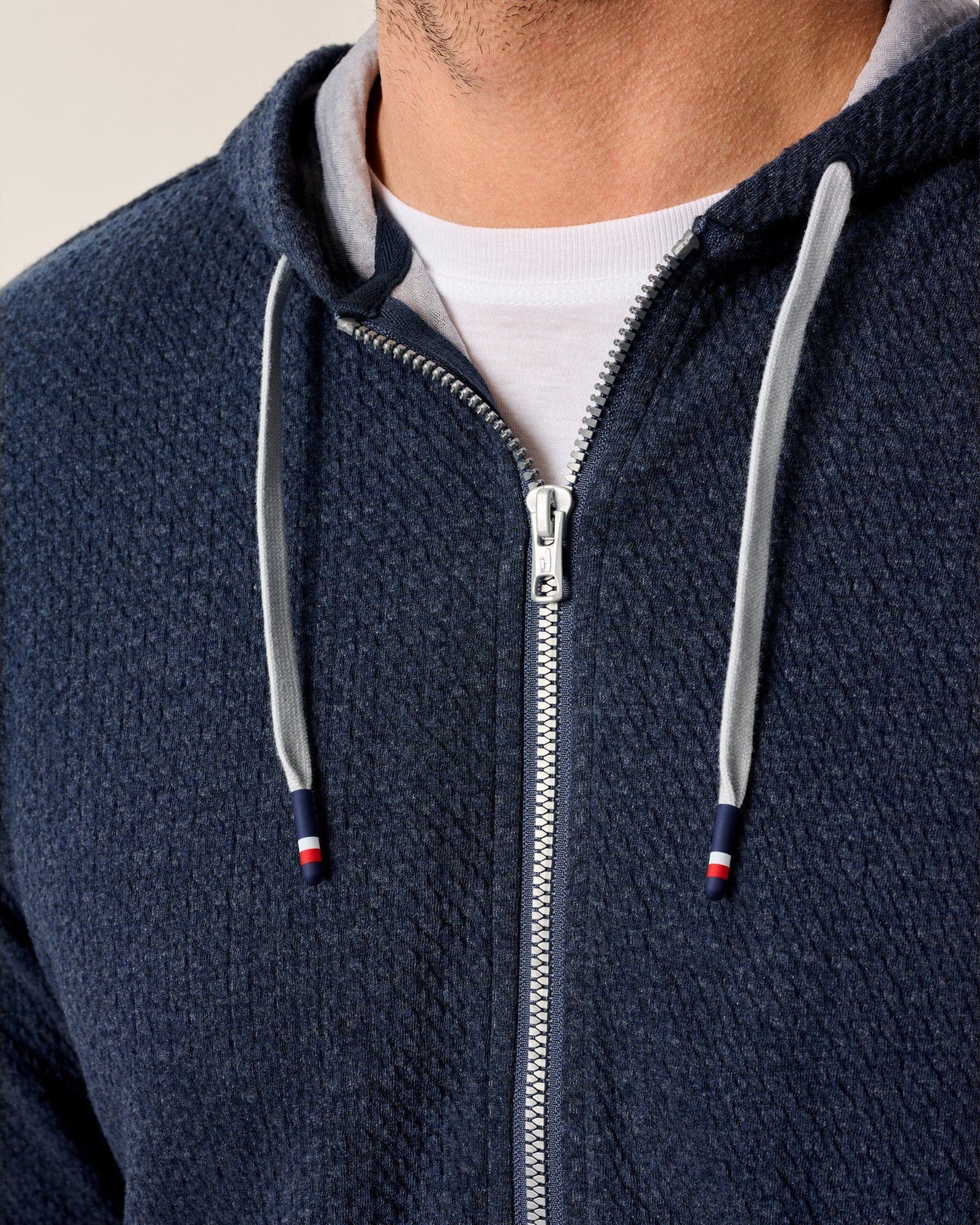 Johnnie-O Crew Necks & Hoodies Zoeller Lakewave Half-Zip Hoodie in Indigo