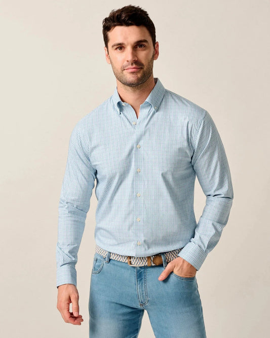 Johnnie-O Dress Shirts Haze / S Everyday Performance Button Down Shirt - Koby