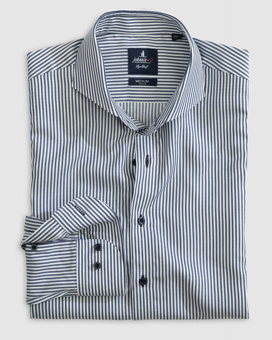 Johnnie O Dress Shirts Judes Top Shelf Button Up Shirt - Wake