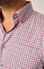 Johnnie-O Dress Shirts Malibu Red / M Natural Performance Button Down Shirt - Morganstern