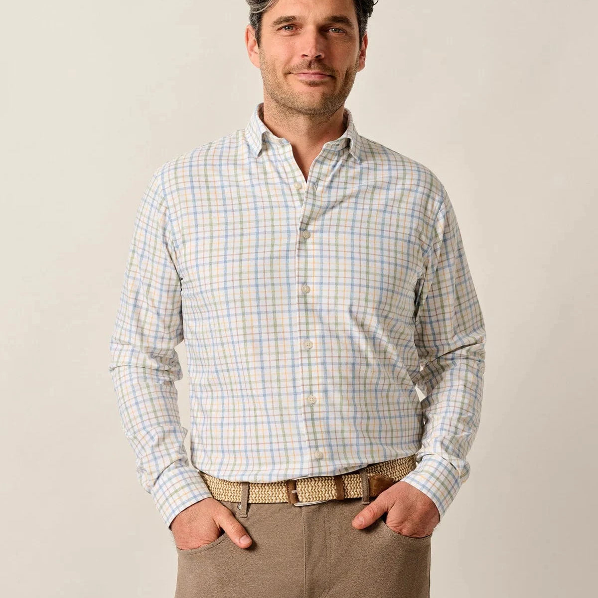 Johnnie-O Dress Shirts MOSS / S Everyday Performance Button Down Shirt - Maarten