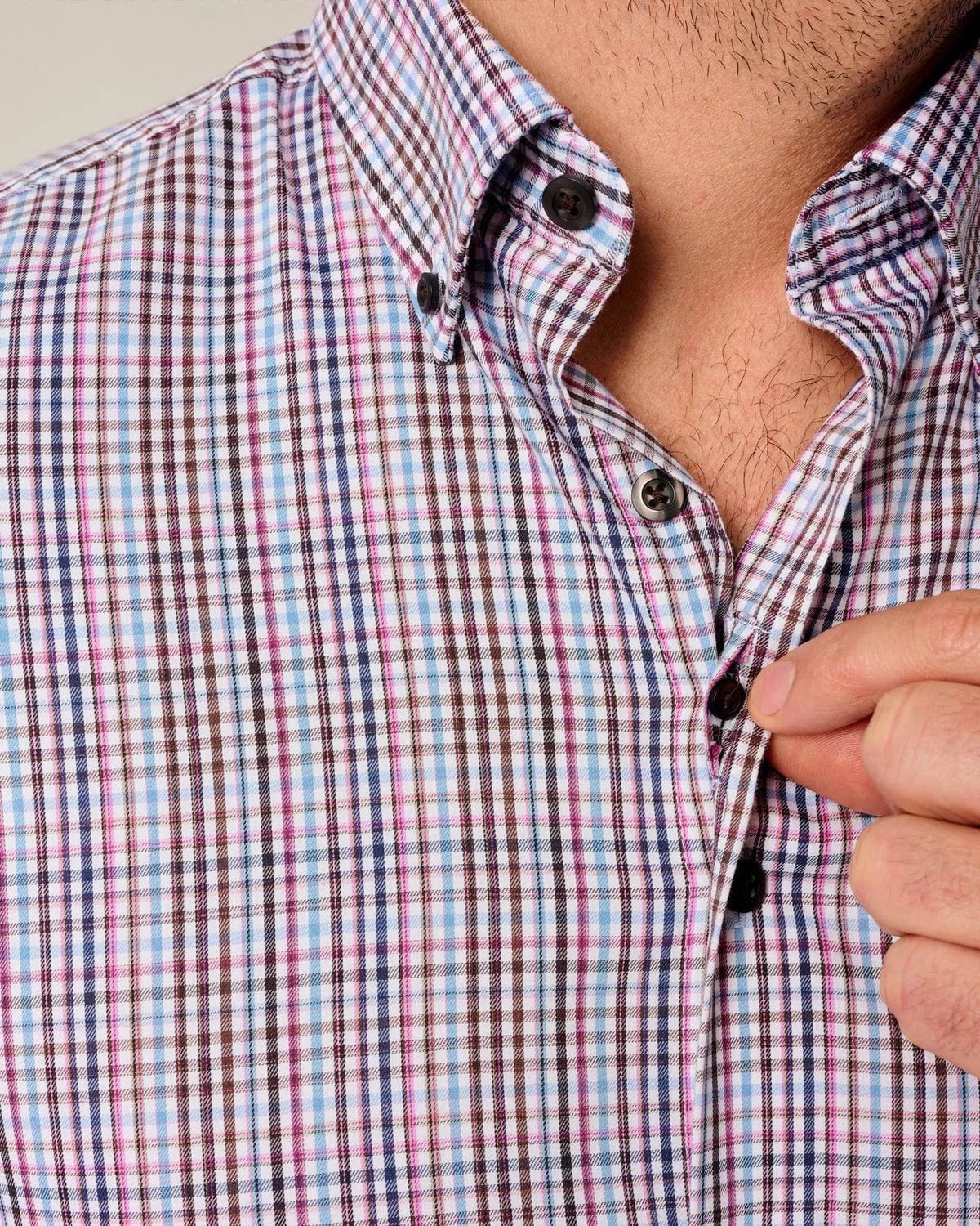 Johnnie-O Dress Shirts Natural Performance Button Down Shirt - Adelson