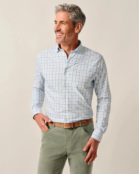 Johnnie-O Dress Shirts Navy / S Everyday Performance Button Down Shirt - Maarten