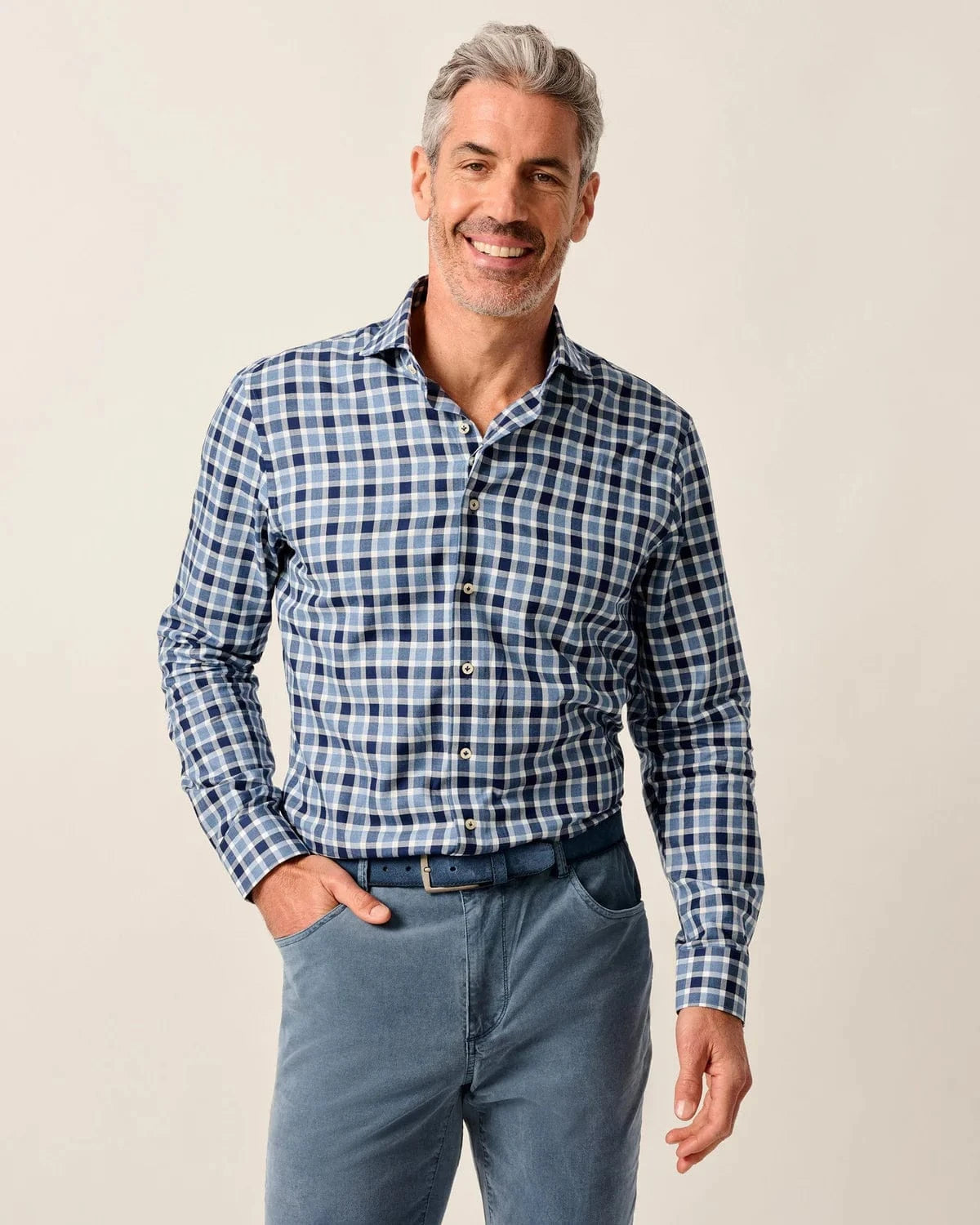 Johnnie-O Dress Shirts WAKE / M Top Shelf Button Down Shirt - Peirce