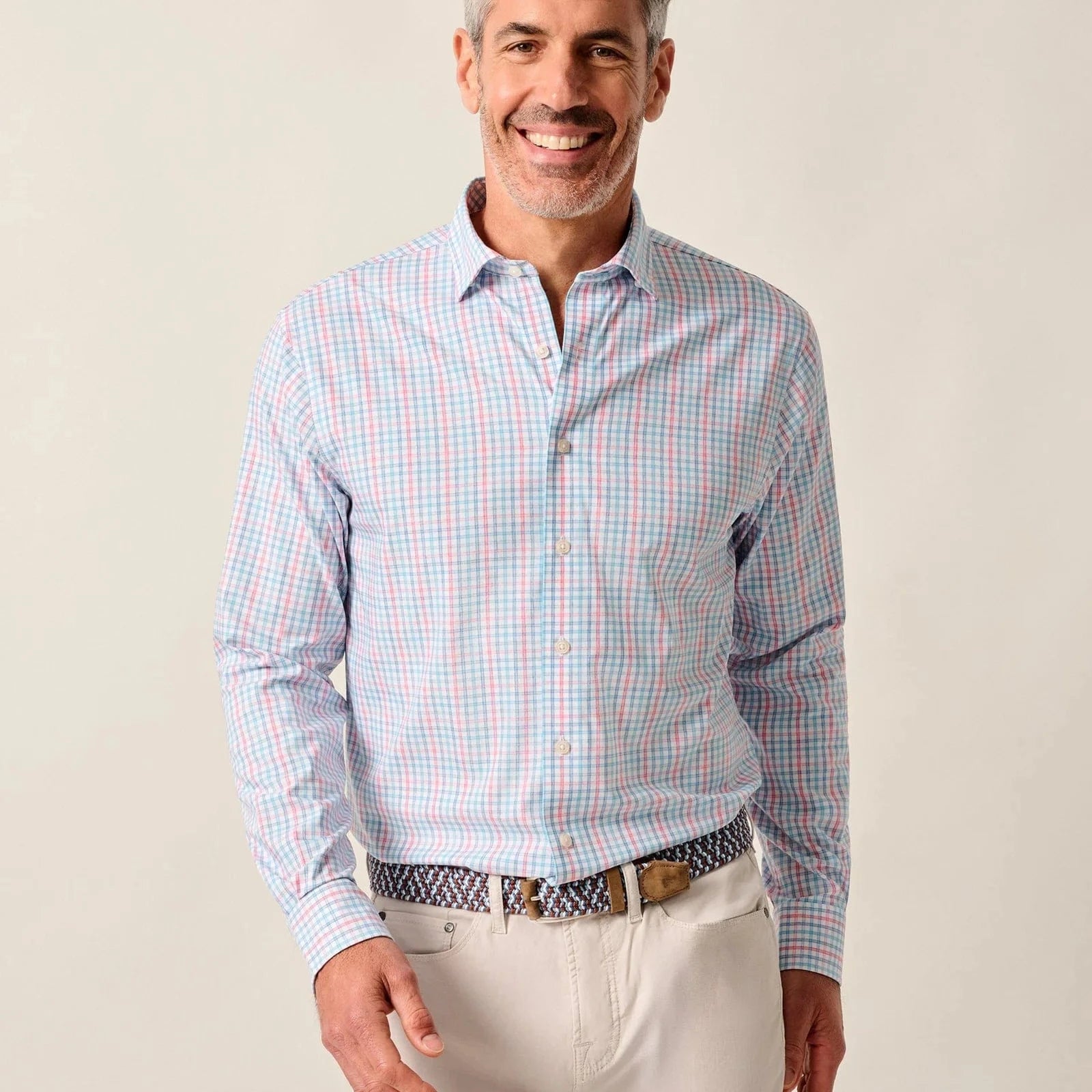 Johnnie-O Dress Shirts White / M Everyday Performance Button Down Shirt - Han
