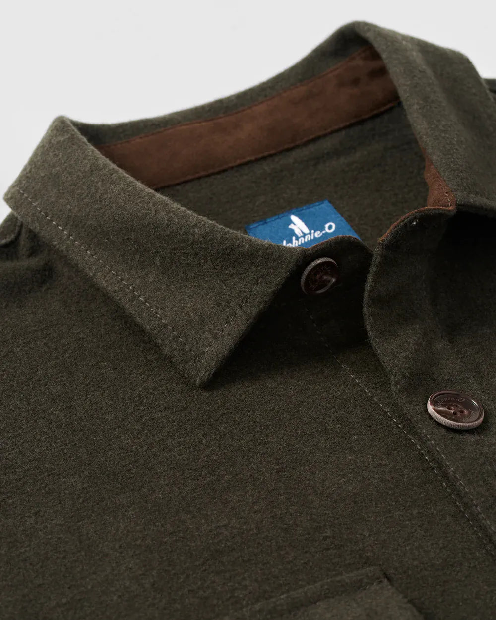 Johnnie-O Flannels & Overshirts Brushed Shammy Shacket