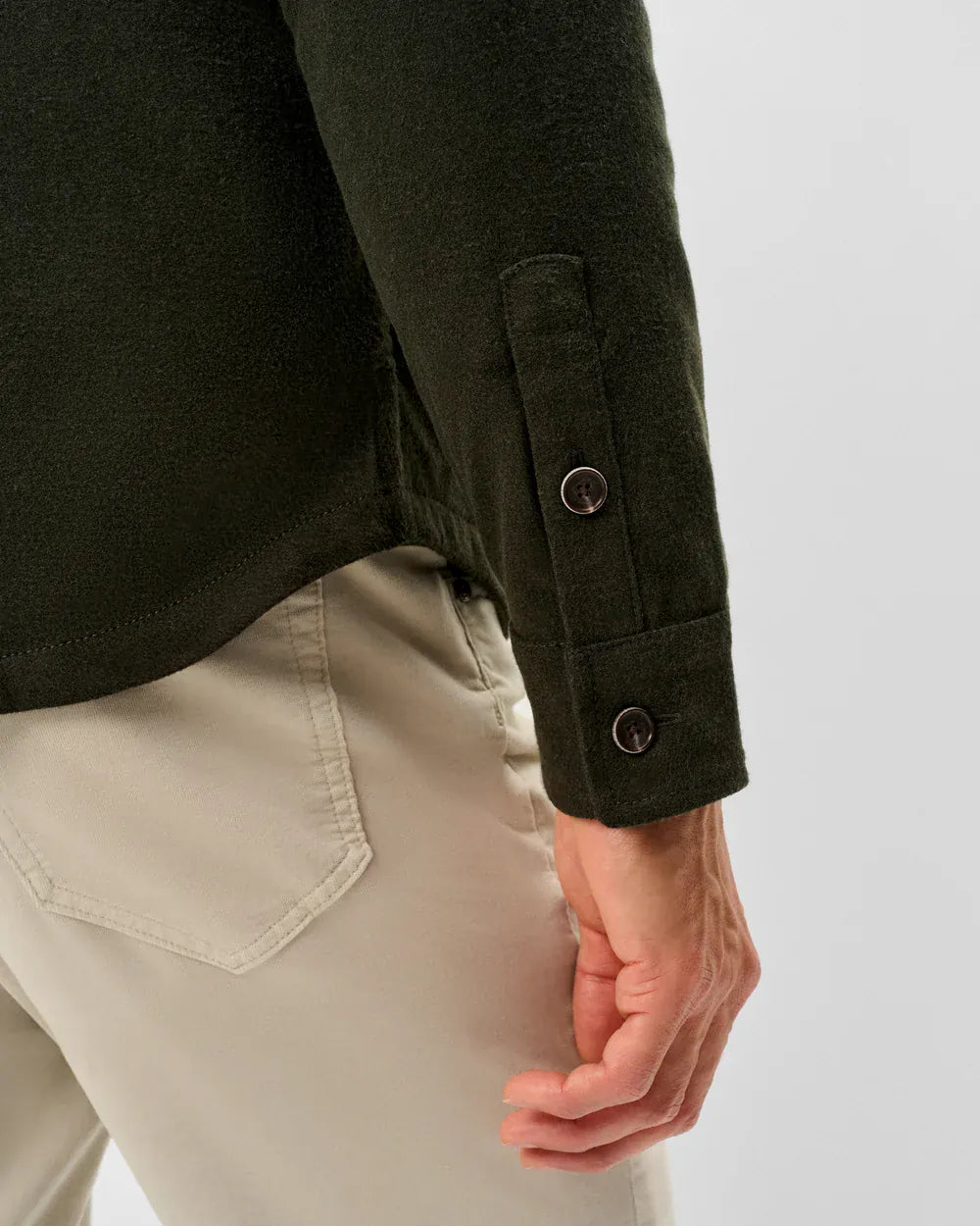 Johnnie-O Flannels & Overshirts Brushed Shammy Shacket