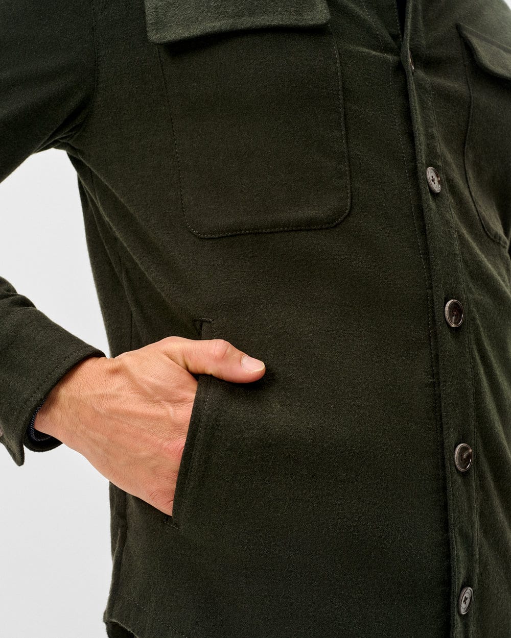 Johnnie-O Flannels & Overshirts Brushed Shammy Shacket