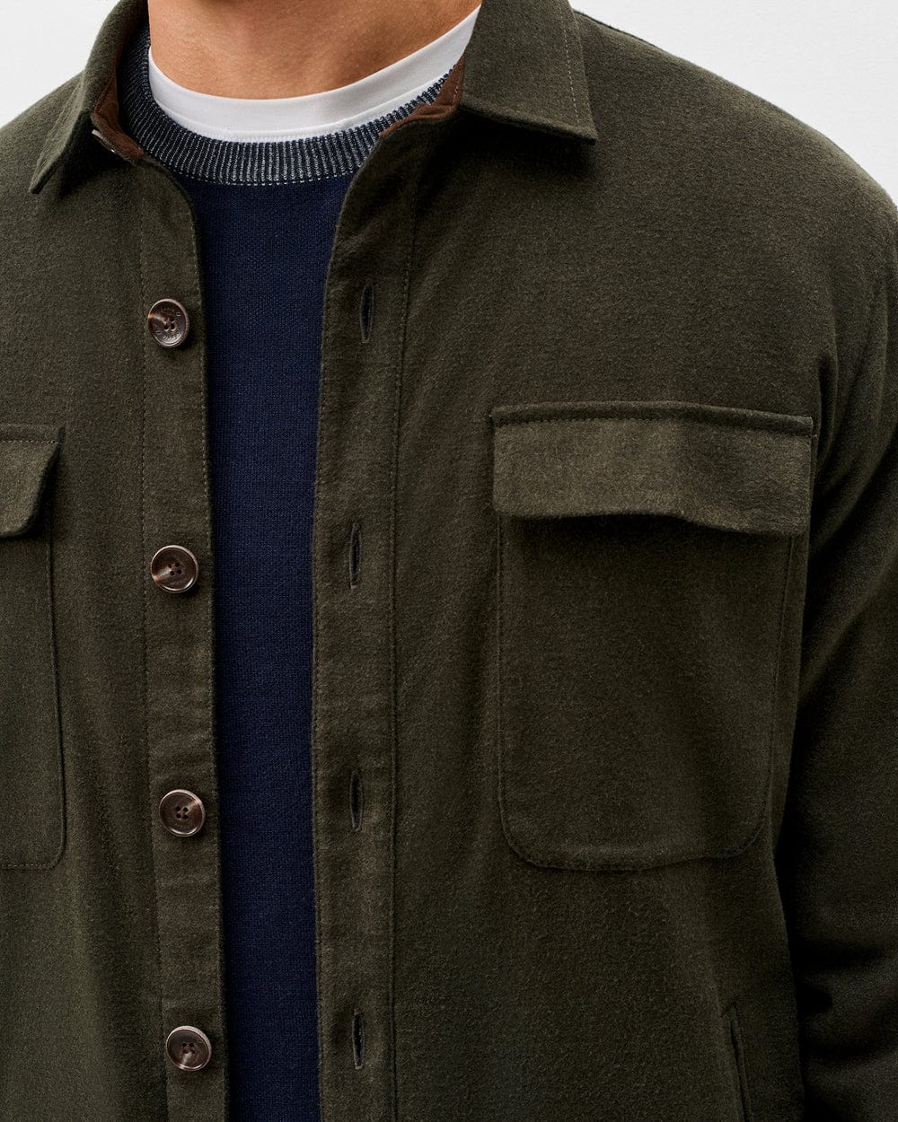 Johnnie-O Flannels & Overshirts Brushed Shammy Shacket